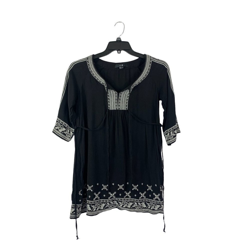 XXI Women's Super Comfy Black Top Dress